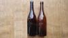 Staré pivní láhve od Hliníka z Humpolce - 2 kusy
